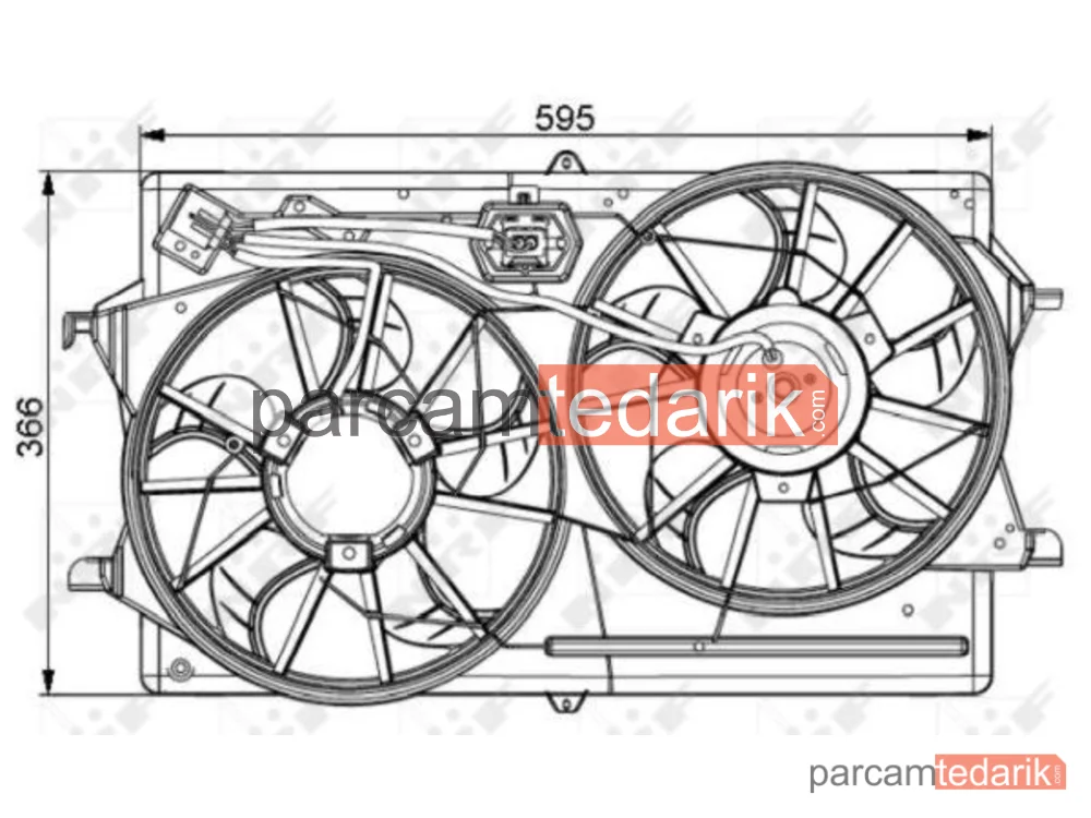 NRF 47061 | Turbo Radyatörü — Ford Focus I, Ford Focus I Turnier, Ford Focus I Kombi Van