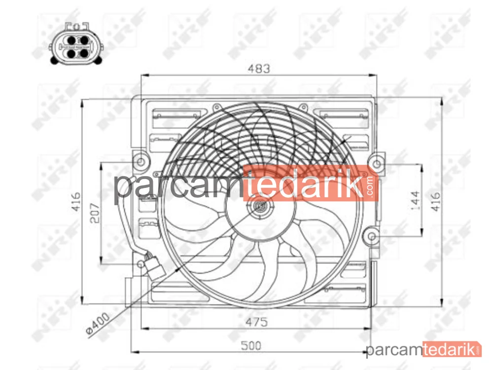 NRF 47214 | Fan Motoru — Klima