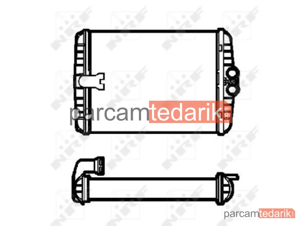 NRF 53552 | Kalorifer Radyatörü — Mercedes W202-210