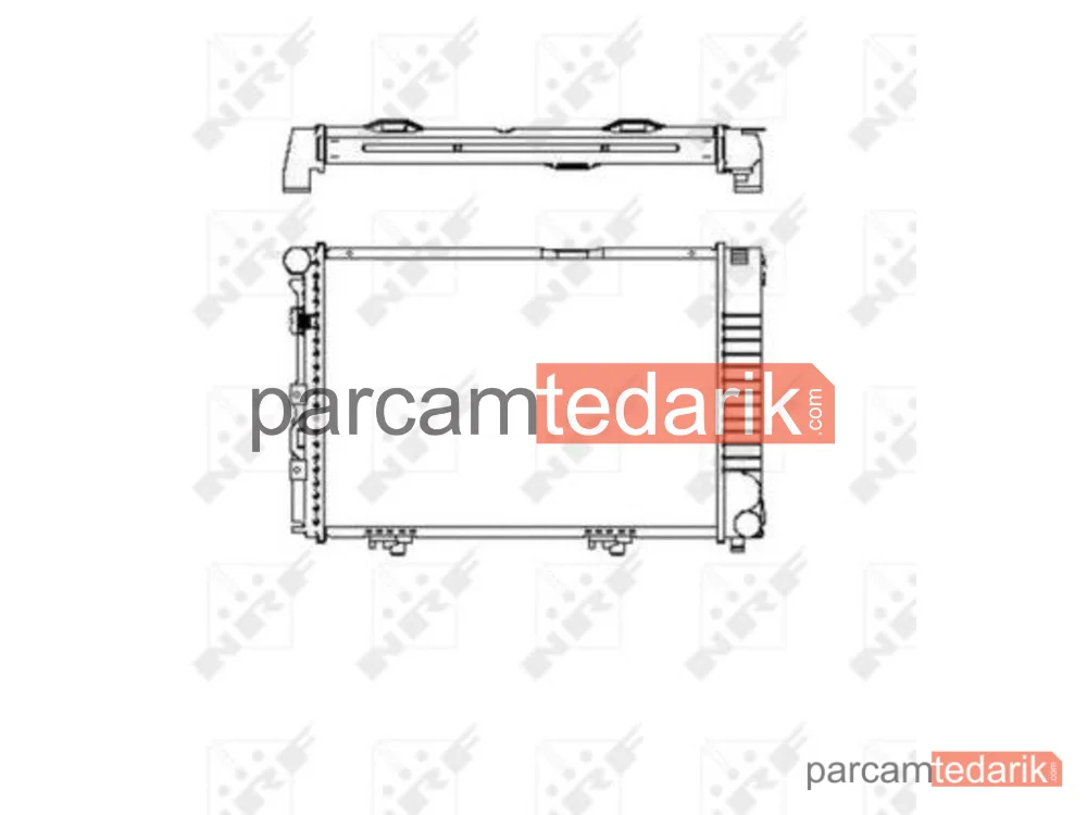 NRF 58719 | Su Radyatörü — Mercedes W124 OM601-602