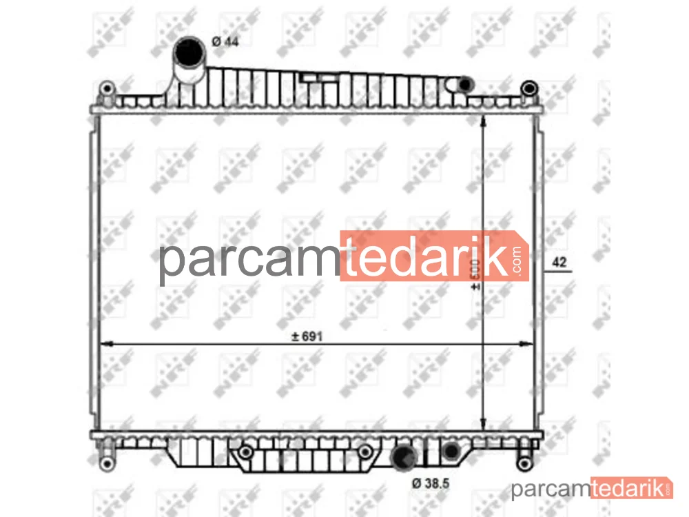 NRF 59096 | Su Radyatörü — Land Rover Range Rover III, Land Rover Range Rover SPORT I