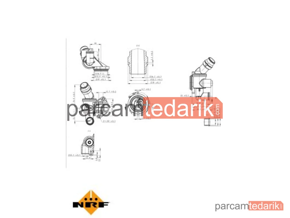 NRF 725003 | Termostat — Audi A4 B7, Audi A4 B7 Avant, Seat Exeo
