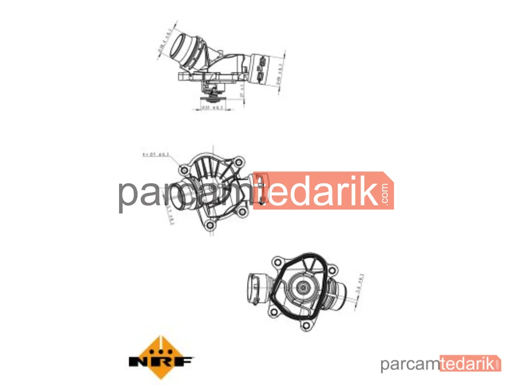 NRF 725041 | Termostat — BMW M47N-M57N