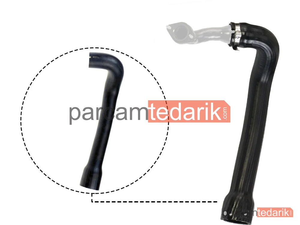 Turbo Hortumu Buyuk Metal — Parça Haric (Fiat Doblo 1.3 JTD 10-) - 11529