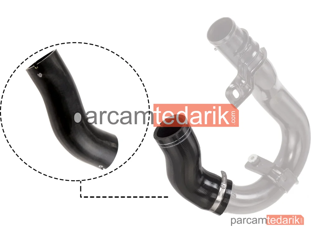 Turbo Hortumu Kucuk Metal — Parça Haric (Fiat Doblo 1.3 JTD 09-) - 11531