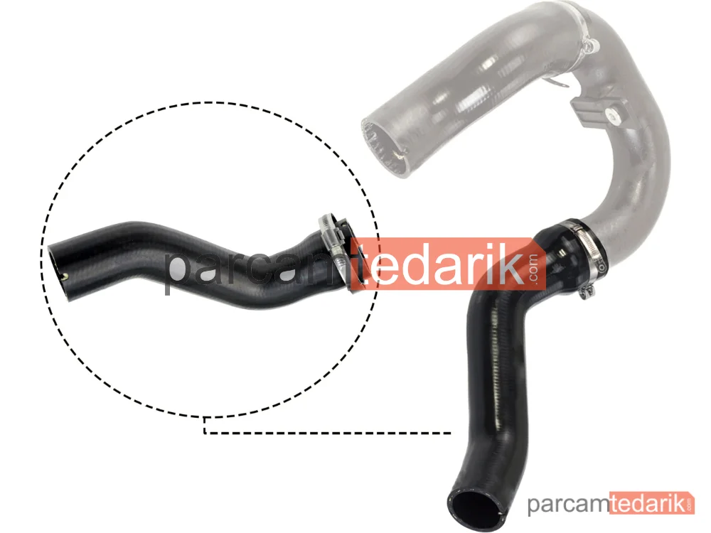 Turbo Hortumu Buyuk Plastik — Parça Haric (Fiat Doblo 1.6 JTD 10-) - 11534