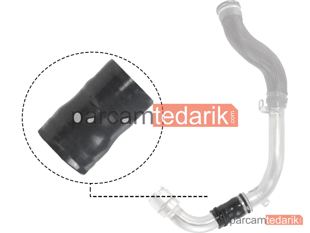 Turbo Hortumu (Silikon) —) (Kucuk) (Renault Megane III 1.5 DCI - Fluence 1.6 16V 110HP - 12539