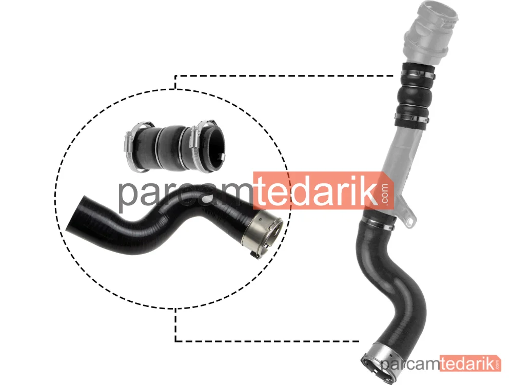 Turbo Hortumu Kiti — 12602 + 12603 Dacia Dokker 1.5 DCI - 12602/K