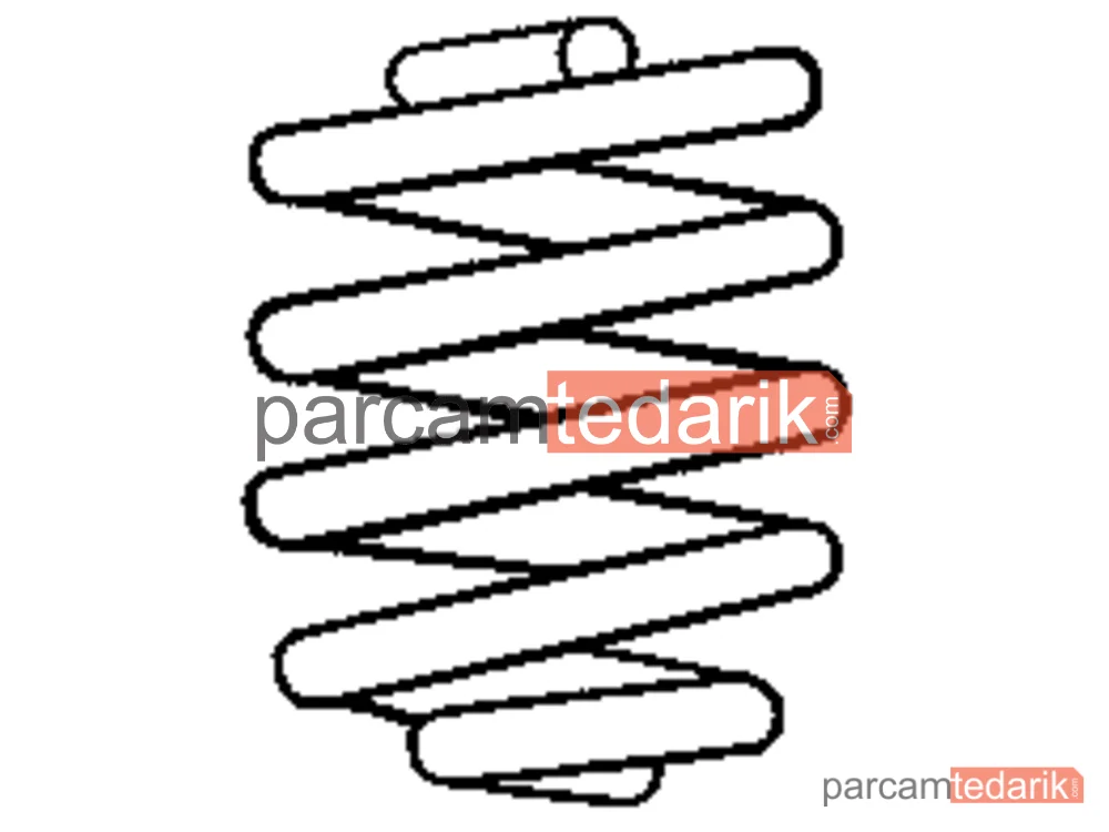SACHS 996559 | Helezon Yayı (Arka) — VW Golf IV Variant, Skoda Octavia I Combi, VW Bora Variant