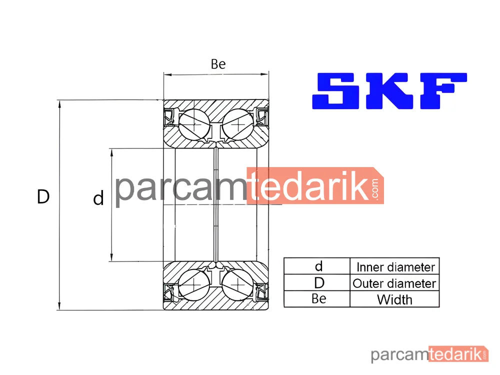 SKF VKBA3531 | Poyra — Ford Focus I, Ford Focus I Turnier, Ford Focus I Sedan