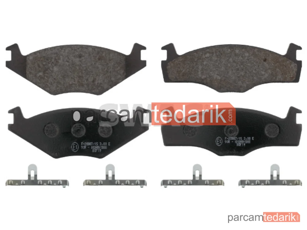 30916076 | Fren Balatası — VW Jetta II, VW Golf II, Seat Ibiza II