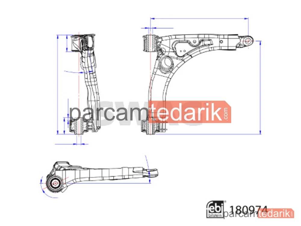 SWAG 33108036 | Salıncak — MAN TGE Panelvan/Van, MAN TGE Platform şasi, VW Crafter Panelvan/Van