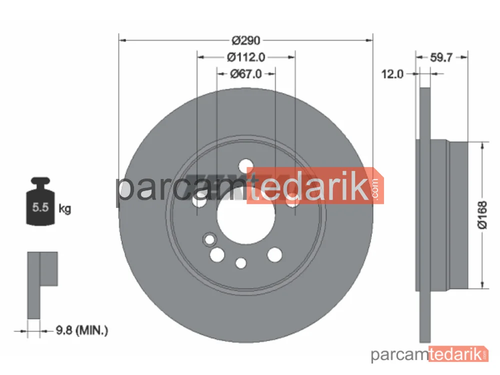 92056900 | Fren Diski — Mercedes-Benz S-Serisi