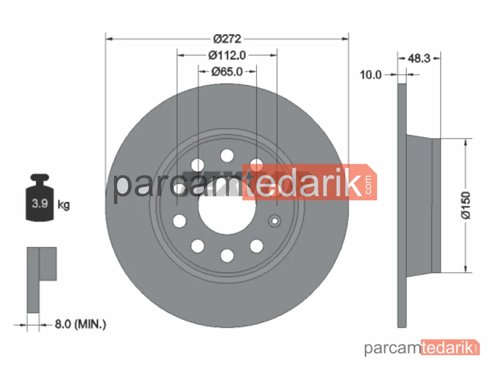 92224903 | Fren Diski — Seat Leon ST, VW Golf VII, VW Golf VII Variant
