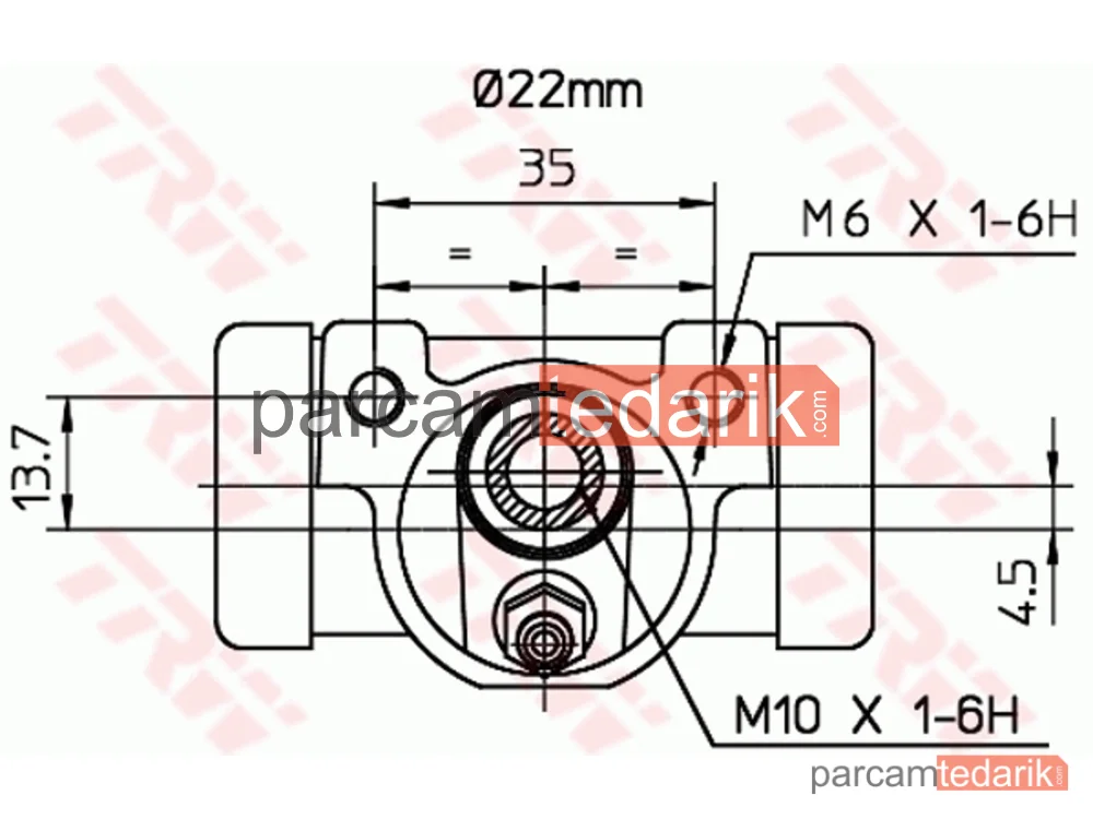 TRW BWH375 | Fren Silindiri Arka Sağ 22,2 MM FIAR Brava 1.2 16V 98-02, 1.4 95-01, 1.4 12V 95-98, 1.6 16V 96-01, 1.8 GT 16V 95-01, 1.9 D 95-01, 1.9 TD 96-01, 1.9 JTD 98-01, Brava I 1.2 16V 98-00, 1.4 95-01, 1.6 16V 96-01, 1.6 00-01, 1.9 D 95-01, 1.9 TD 96-01, 1.9 JTD 98-01