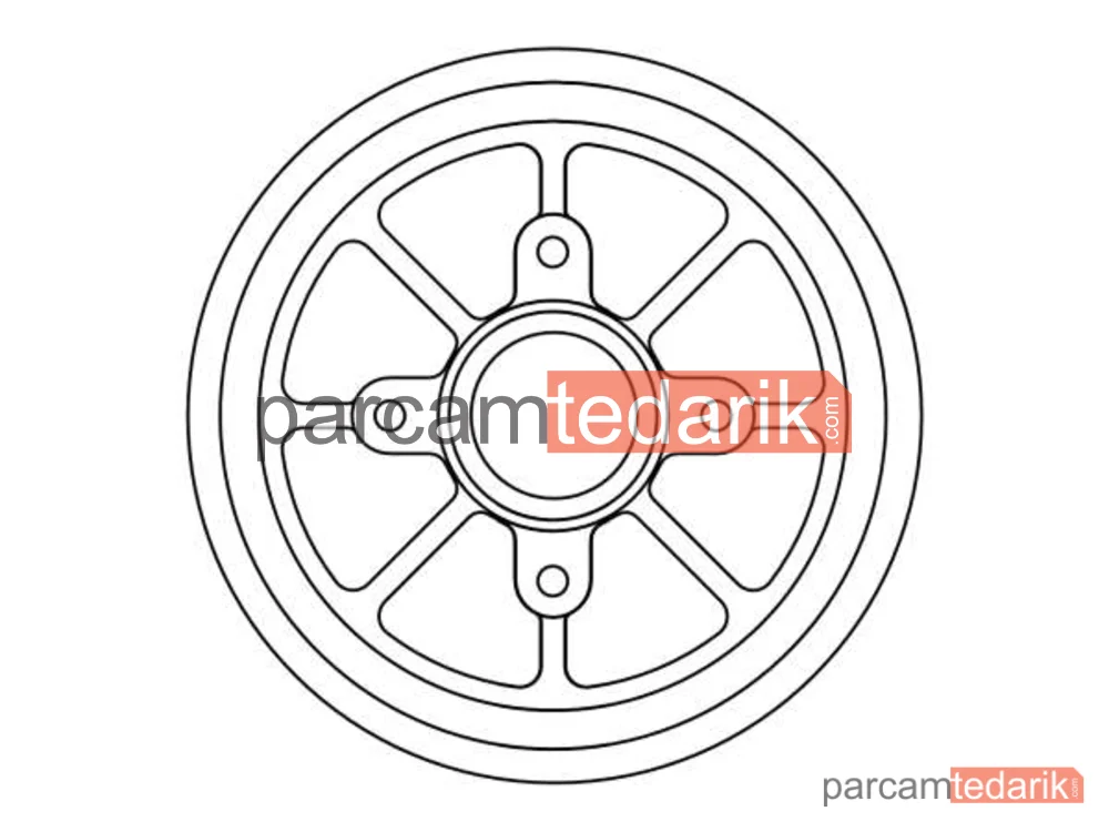 TRW DB4310 | Fren Kampanası Arka Peugeot 1007 1.4 05=>, 1.4 16V 05=>, 1.4 HDİ 05=>, 208 I 1.6 12=>, 1.6 Bluehdi 13=>