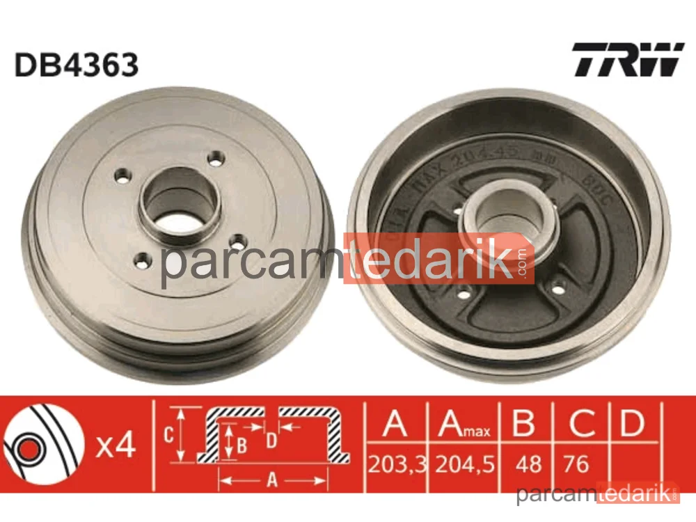 Kampana Arka Clio III Modus - DB4363