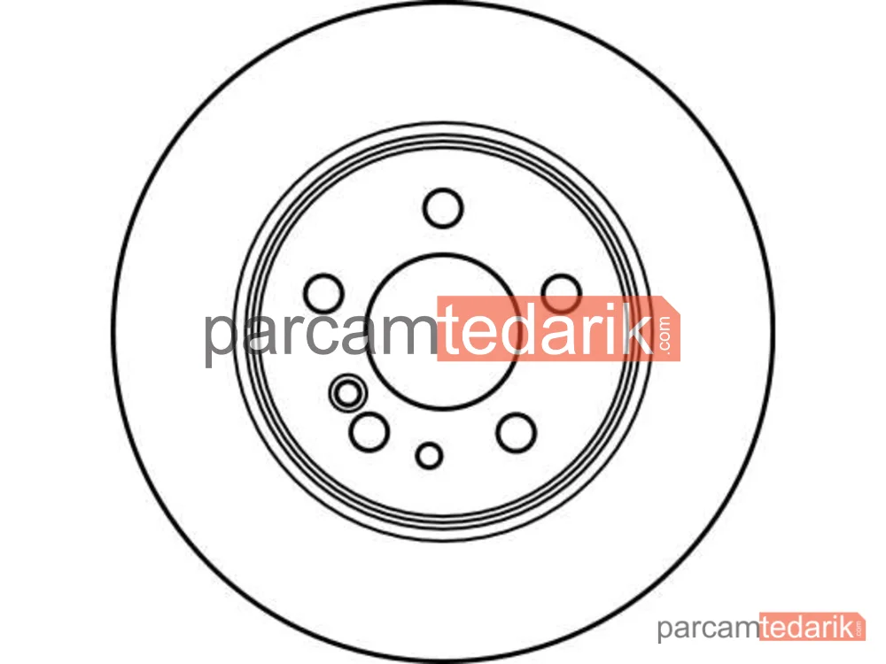 TRW DF2594 | Mercedes W140 Arka Fren Aynası S300-S320 Takım A1404230612
