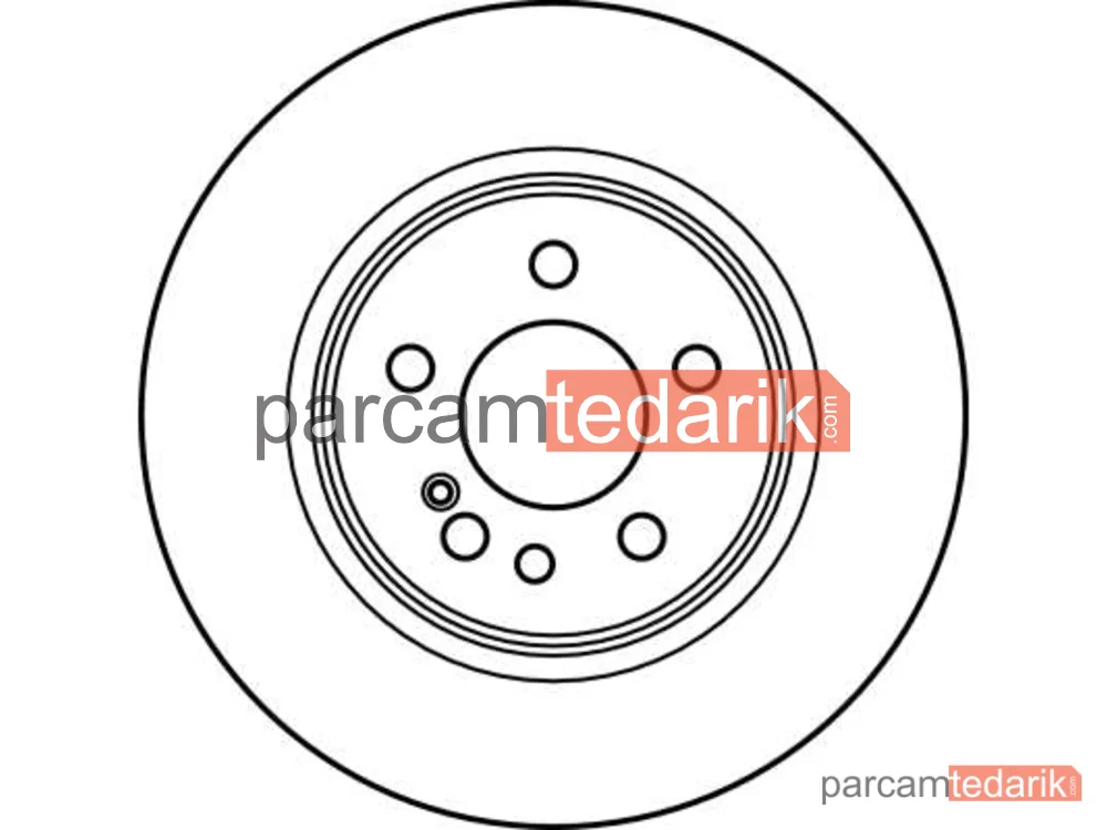TRW DF2596 | Fren Diski Arka Mercedes S-Serisi (W140) 400-420-500-600 SE- SEL Takım