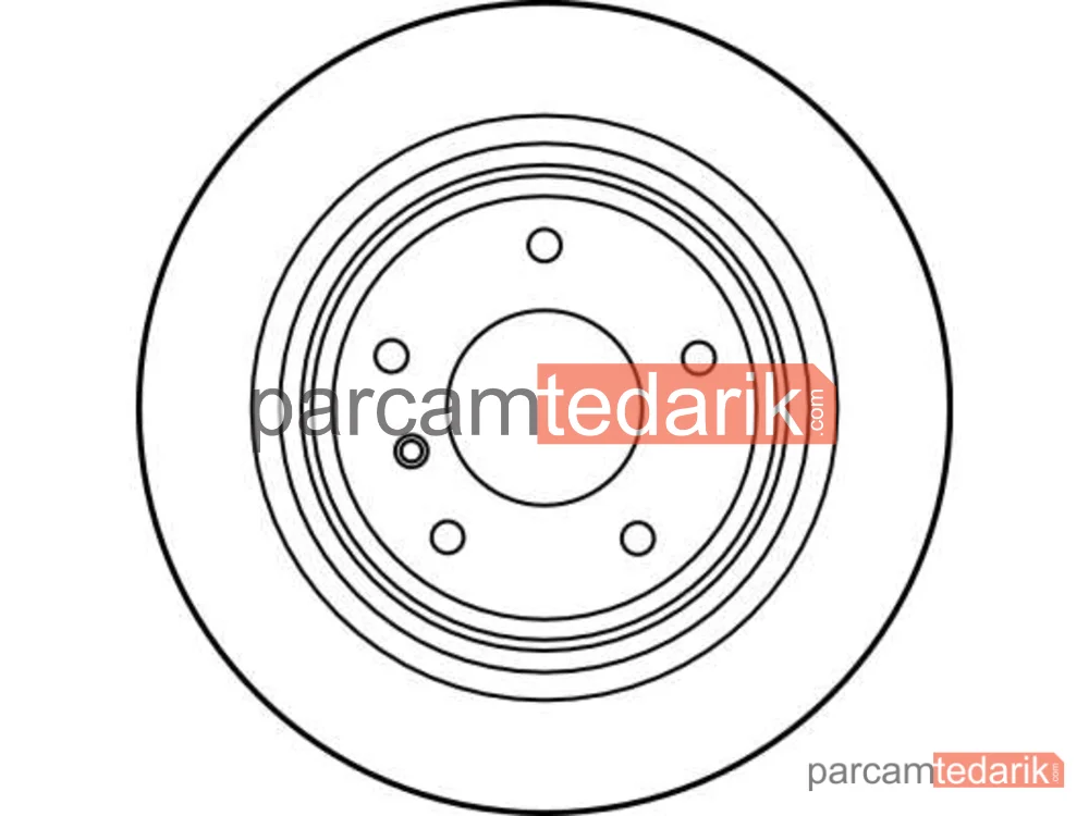 TRW DF2783 | BMW E39 Arka Disk Takım Havalı 34216767060