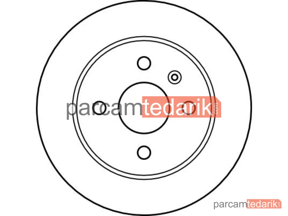 TRW DF4050 | Fren Diski Arka 4 Bijon, Boyali, 240 MM Opel Astra G HB 1.6 16V 98-05, 2.0 Dİ 98-05, 1.4 16V 07-09