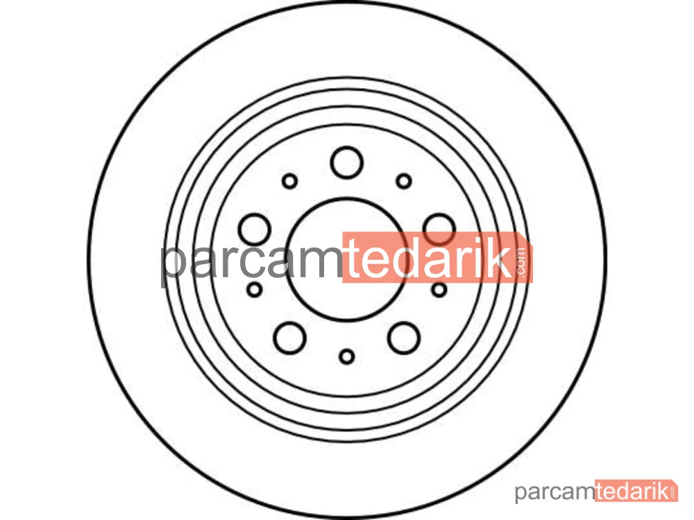 TRW DF4066 | Fren Diski Arka