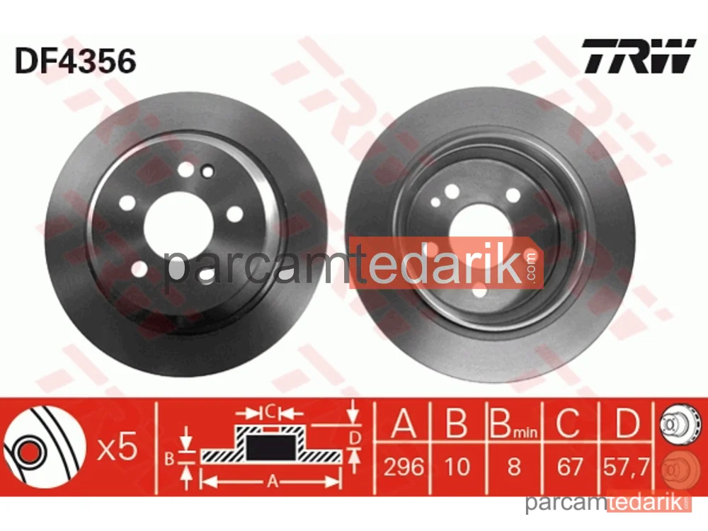 DF4356 | Mercedes W639 Fren Aynası Arka Takım A6394230112