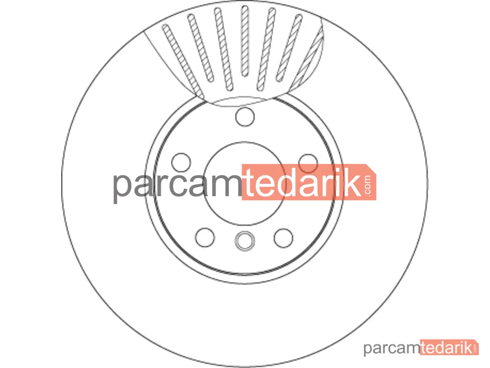 TRW DF4852S | BMW X5-X6 Ön Disk Adet 34116886478