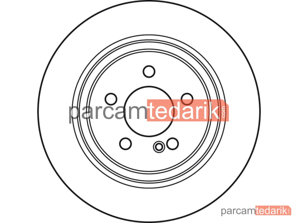TRW DF4915 | Fren Diski Arka Mercedes BENZ: S CLASS (W221) , SL