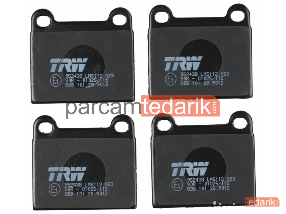 TRW GDB101 | Fren Balatası Arka Alfa Romeo Giulietta 1.3 77-83, 1.6 77-85, 1.8 79-85, 2.0 80-85, GT 1300 Junior 66-77, 1600 71-77, A 1600 65-70, Spider 1300 68-77, 1600 66-90, Audi 100 1.8 68-76, 1.9 71-76, 75 1.7 68-72, 60 1.5 68-72, Ford Taunus 12M 1.2-1.3-1.5 66-71