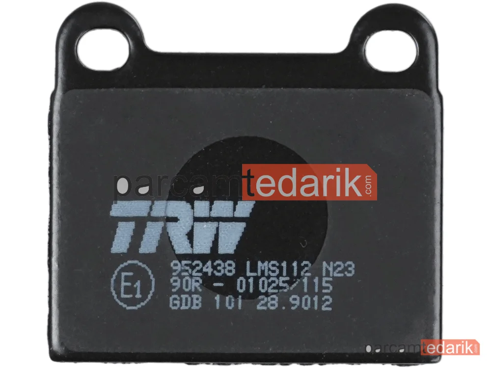 TRW GDB101 | Fren Balatası Arka Alfa Romeo Giulietta 1.3 77-83, 1.6 77-85, 1.8 79-85, 2.0 80-85, GT 1300 Junior 66-77, 1600 71-77, A 1600 65-70, Spider 1300 68-77, 1600 66-90, Audi 100 1.8 68-76, 1.9 71-76, 75 1.7 68-72, 60 1.5 68-72, Ford Taunus 12M 1.2-1.3-1.5 66-71
