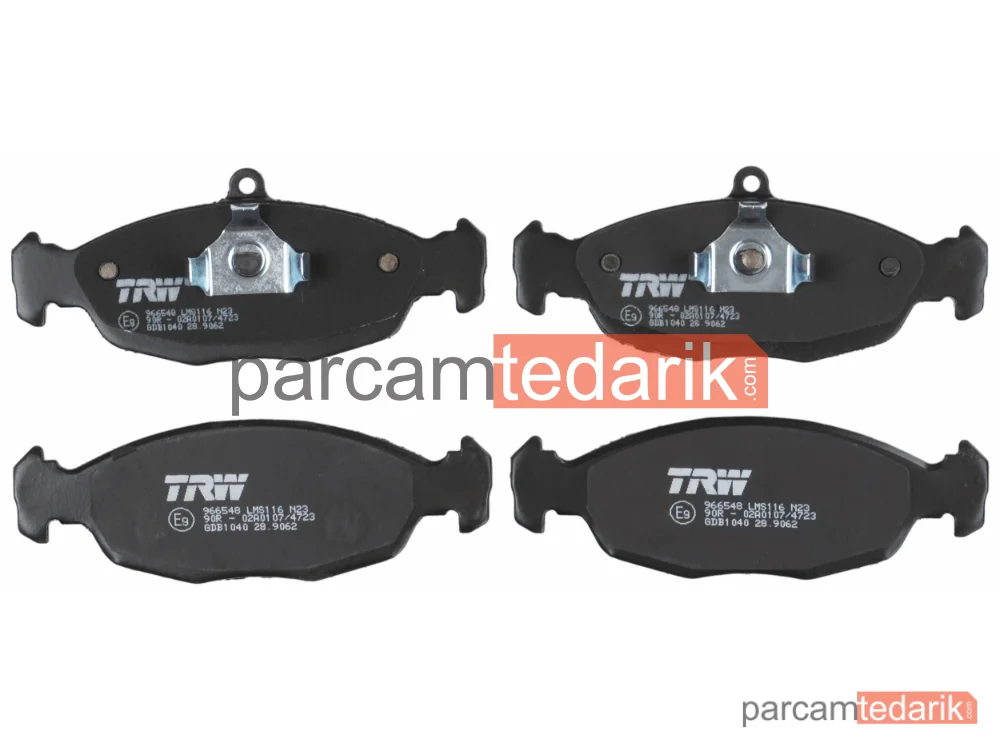TRW GDB1040 | Fren Balatası Ön Opel Astra F Corsa B Combo B Vectra A Kucuk Tip