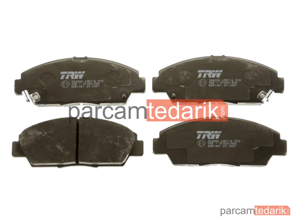 TRW GDB1061 | Fren Balatası Ön Rover 600 618 İ/Sİ 96-99, 620 Sİ 93-99, 620 SDİ 94-99