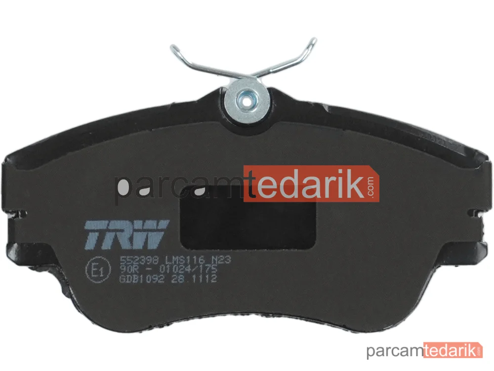 TRW GDB1092 | Fren Balatası — VW California T4 Camper, VW Transporter T4 Minibüs/Otobüs (70B, 70C, 7DB, 7DK, 70J, 70K,, VW Transporter T4 Panelvan/Van)