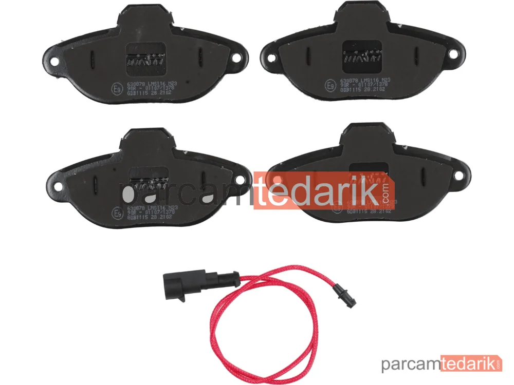 TRW GDB1115 | Fren Balatası Ön Fiat Panda 1.1-1.2 03=>
