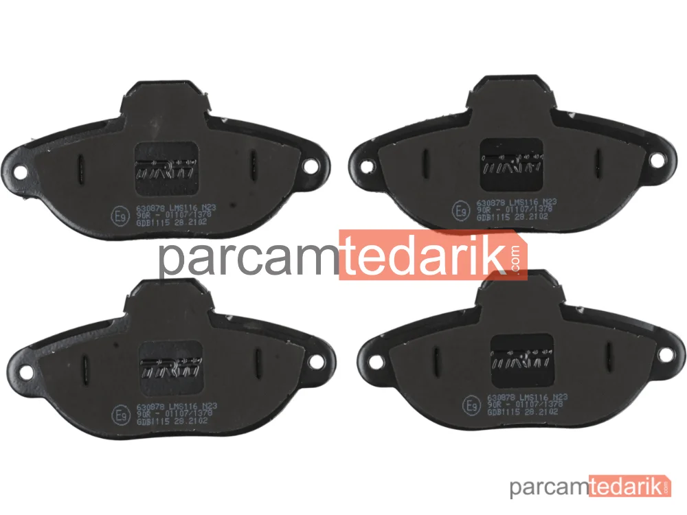 TRW GDB1115 | Fren Balatası Ön Fiat Panda 1.1-1.2 03=>