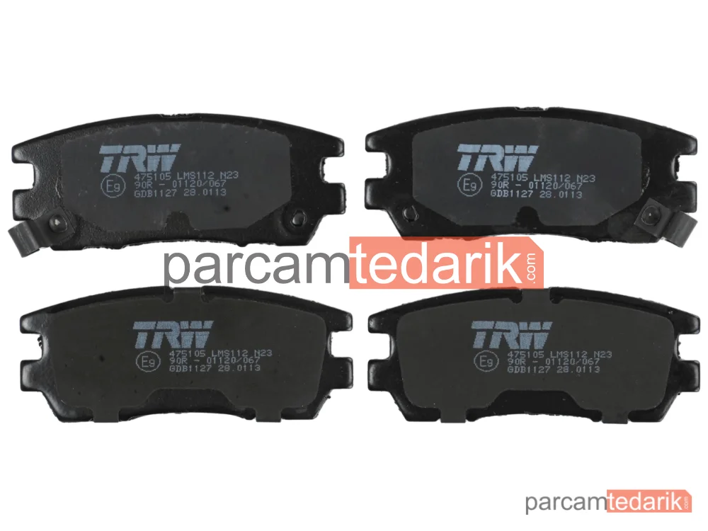 TRW GDB1127 | Fren Balatası Arka Mitsubishi Pajero II 2.4 91-99