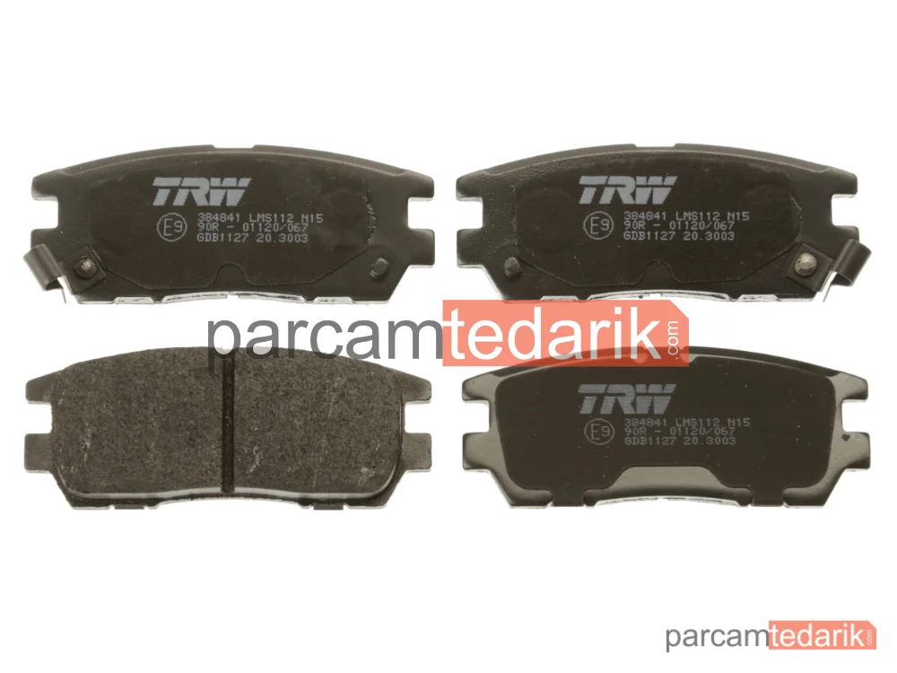 TRW GDB1127 | Fren Balatası Arka Mitsubishi Pajero II 2.4 91-99