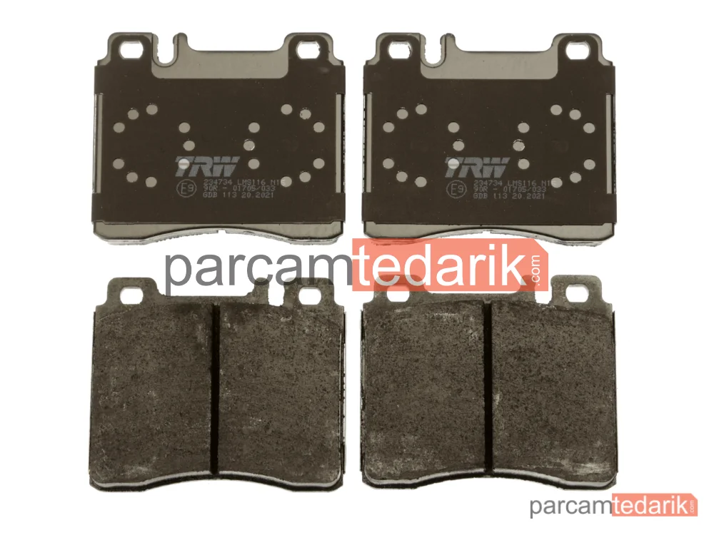 TRW GDB113 | Fren Balatası Ön Mercedes-BENS S Serisi S 280 93-98, 300 SE 91-98, S 420 93-98, 400 SE 91-98, S 500 93-98, 500 SE 91-98