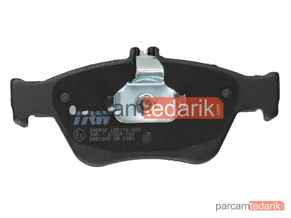 TRW GDB1205 | Fren Balatası Ön Mercedes-Benz SLK 200 96-00, 200 Kompressor 96-04, 230 Kompressor 96-04