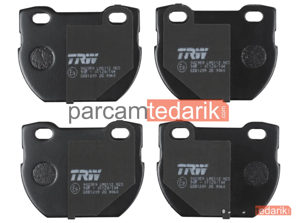 TRW GDB1209 | Fren Balatası Arka Land Rover Defender SW 2.5 4X4 90-94, 3.5 4X4 90-93, 3.9 V8 4X4 98-16, 2.2 TD4 4X4 11-16, 2.5 TD4 4X4 06-16, 2.5 D 4X4 90-01, 2.5 TDİ 4X4 90-98, 2.5 TD5 4X4 98-16