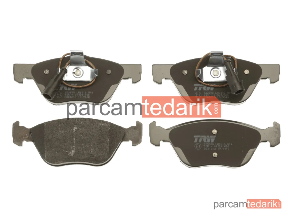 TRW GDB1212 | Balata Fren Ön (Fiat Bravo Marea 2.0 Alfa Romeo 145 146 147 156)