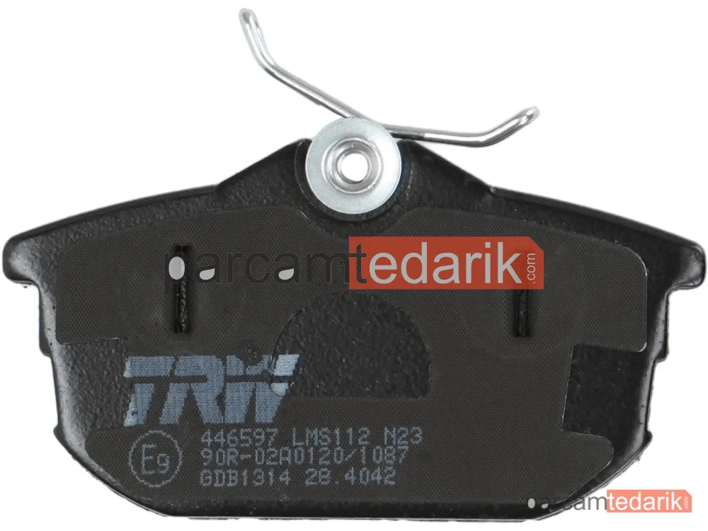 TRW GDB1314 | Fren Balatası Arka Mitsubishi Carisma 1.6 00-06, 1.8 GDİ 00-06, 1.8 16V GDİ 97-06, 1.9 Dİ-D 00-06