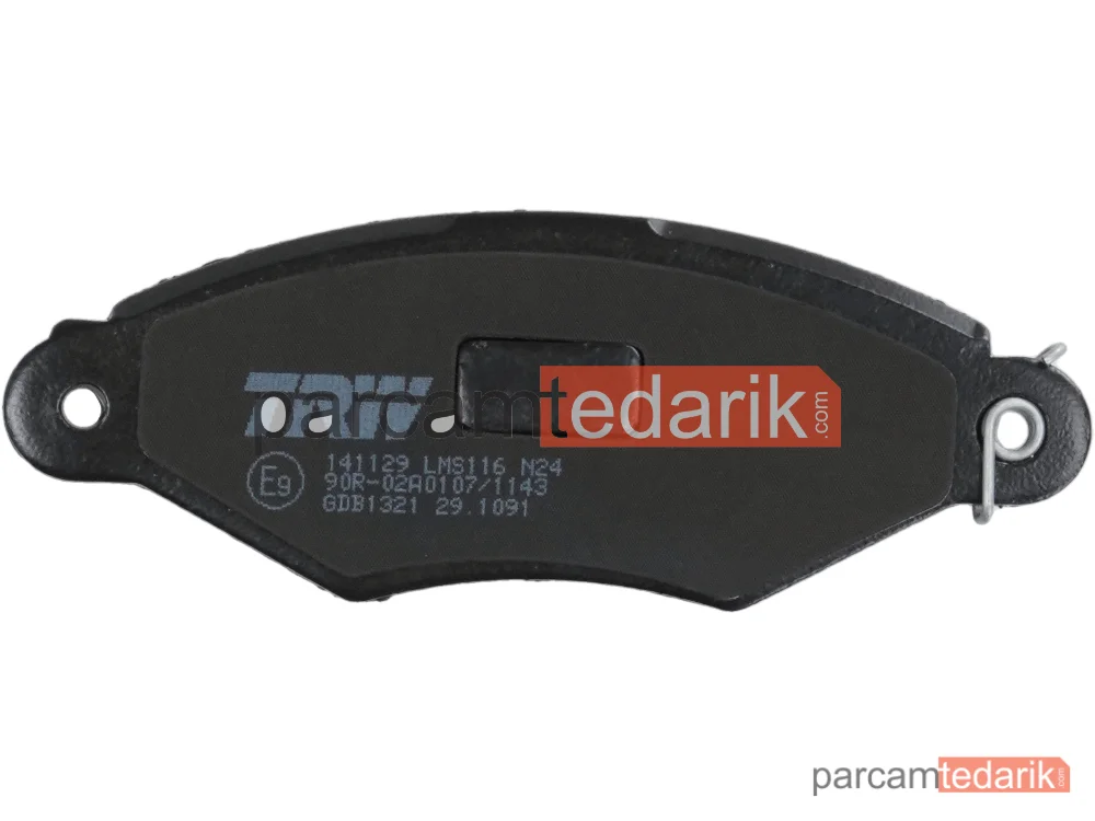 TRW GDB1321 | Fren Balatası Ön Renault Kangoo 1.6 99-01, 1.6 16V 01=>, 1.5 DCİ 01=>, 1.9 DTİ 00=>, Citroen Xsara 1.4 İ 97-05, 1.4 LPG 98-00, 1.5 D 97-00