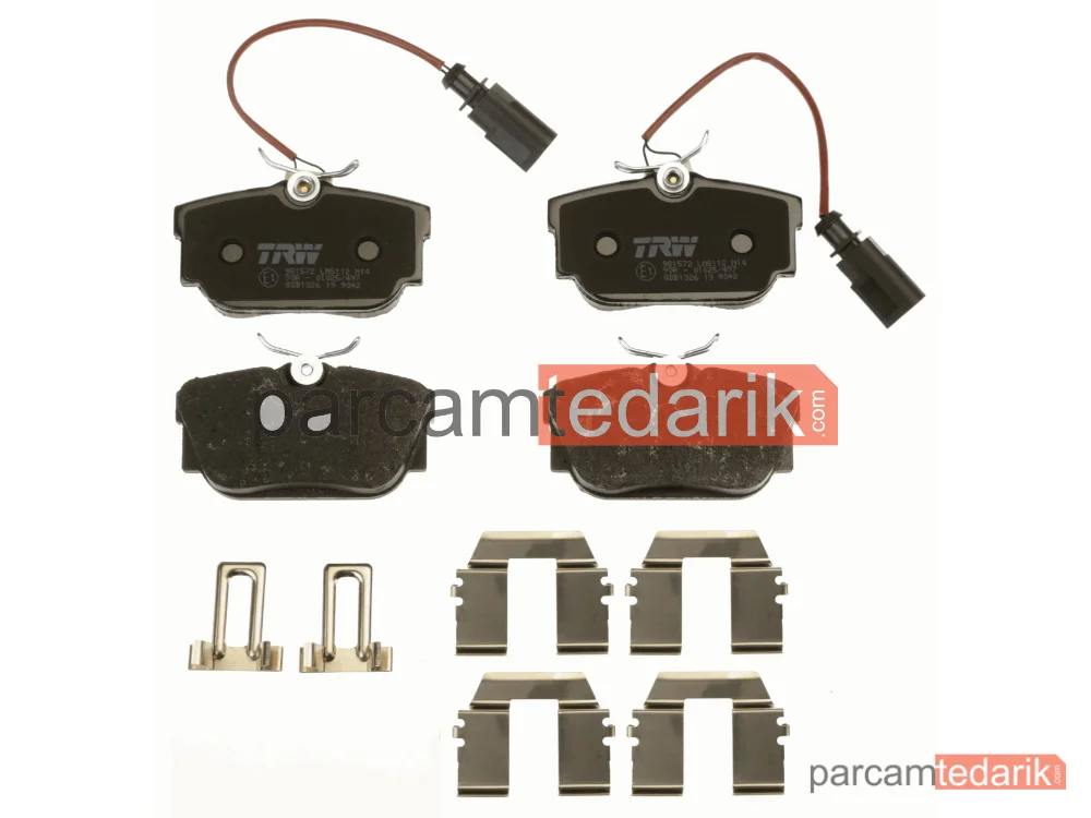 TRW GDB1326 | Fren Balatası Arka Volkswagen Transporter IV 1.8 90-92, 2.0 90-03, 2.5 90-03, 2.8 VR6 95-03, 1.9 D 90-95, 1.9 TD 92-03, 2.4 D 90-03, 2.5 TDİ 95-03