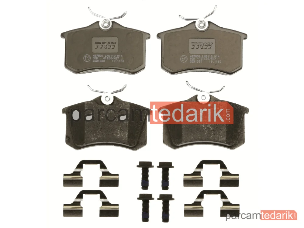 TRW GDB1330 | Fren Balatası Arka Audi A2 1.6 FSİ 02-05, 1.4 TDİ 00-05, A3 1.6-1.8 96-03, 1.8 T 96-03, 1.8 T Quattro 96-03, 1.9 TDİ 96-00, A4 1.6-1.8 94-00, 1.8 T 95-00, 1.8 T Quattro 95-00, 2.4 97-00, 2.6 95-00, 1.9 TDİ 95-00, 2.5 TDİ 97-00, A6 1.8 97-05, 1.8 T 97-05, 2.4 97-05, 2.7 T 99-05