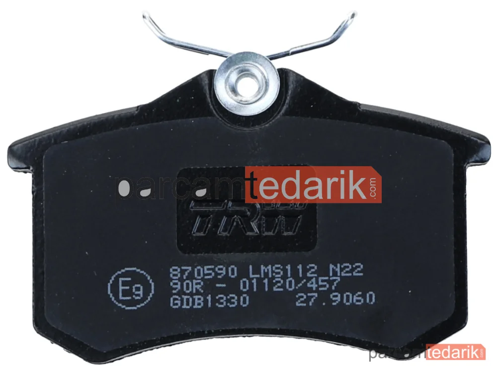 TRW GDB1330 | Fren Balatası Arka Audi A2 1.6 FSİ 02-05, 1.4 TDİ 00-05, A3 1.6-1.8 96-03, 1.8 T 96-03, 1.8 T Quattro 96-03, 1.9 TDİ 96-00, A4 1.6-1.8 94-00, 1.8 T 95-00, 1.8 T Quattro 95-00, 2.4 97-00, 2.6 95-00, 1.9 TDİ 95-00, 2.5 TDİ 97-00, A6 1.8 97-05, 1.8 T 97-05, 2.4 97-05, 2.7 T 99-05
