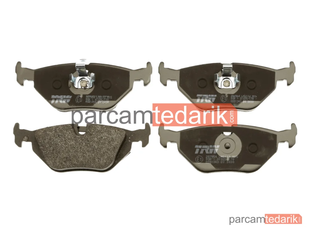 TRW GDB1343 | Fren Balatası Arka BMW 3 Serisi 316 İ 91-93, 3 Compact 318 Tİ 96-99, 323 Tİ 97-00, 318 TDS 95-00