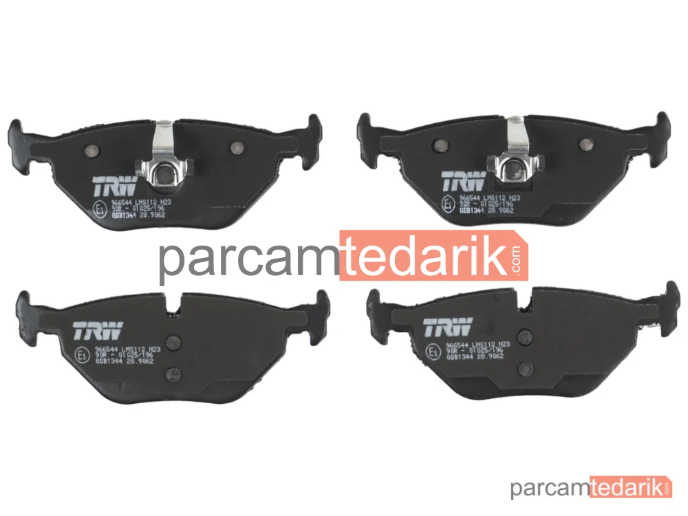 TRW GDB1344 | Fren Balatası Arka BMW 3 320 İ 98-05, 323 İ 98-00, 328 İ 98-00, Rover 75 1.8 99-05, 1.8 T 03-05, 2.0 V6 99-05, 2.0 CDTİ 03-05