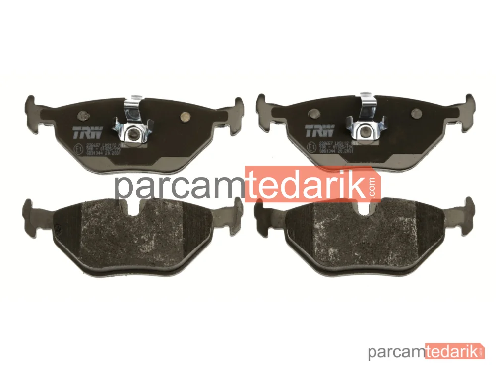 TRW GDB1344 | Fren Balatası Arka BMW 3 320 İ 98-05, 323 İ 98-00, 328 İ 98-00, Rover 75 1.8 99-05, 1.8 T 03-05, 2.0 V6 99-05, 2.0 CDTİ 03-05
